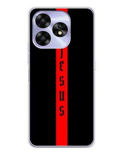 Чехол для UMIDIGI A15 с картинкой «Красная линия веры»
