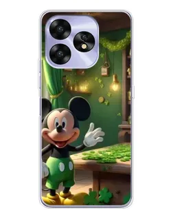Чехол для UMIDIGI A15 с картинкой «Микки в мастерской»