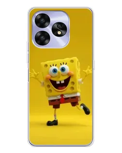 Чехол для UMIDIGI A15 с картинкой «Позитивный Губка Боб»