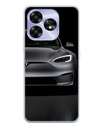 Чехол для UMIDIGI A15 с картинкой «Tesla Model S Look»