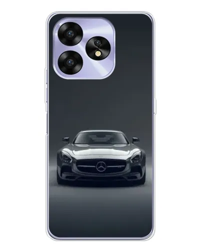 Чехол для UMIDIGI A15 с картинкой «Mercedes на черном» Чехол для UMIDIGI A15 с картинкой «Mercedes на черном»
