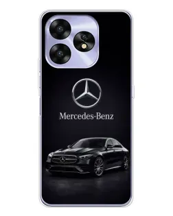 Чехол для UMIDIGI A15 с картинкой «Mercedes — решетка радиатора»