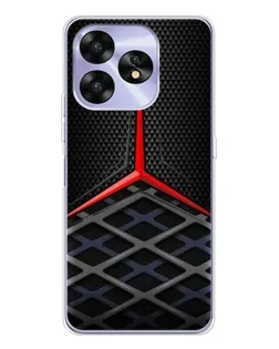 Чехол для UMIDIGI A15 с картинкой «Mercedes Carbon Grid»