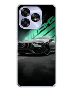 Чехол для UMIDIGI A15 с картинкой «Темный Mercedes AMG»