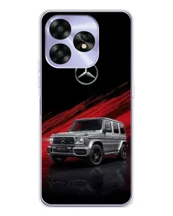 Чехол для UMIDIGI A15 с картинкой «Mercedes G-Class красный»