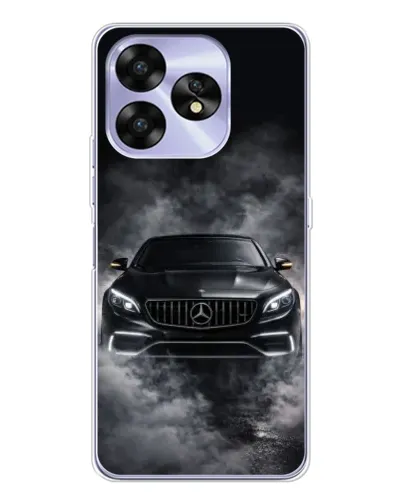 Чехол для UMIDIGI A15 с картинкой «Mercedes в дыму» Чехол для UMIDIGI A15 с картинкой «Mercedes в дыму»