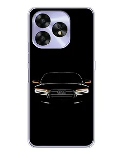 Чехол для UMIDIGI A15 с картинкой «Audi — ночной контур»