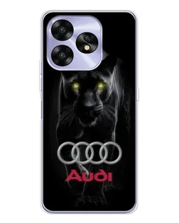 Чехол для UMIDIGI A15 с картинкой «Пантера и Audi»