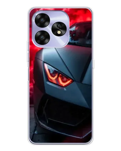 Чехол для UMIDIGI A15 с картинкой «Lamborghini красное сияние»