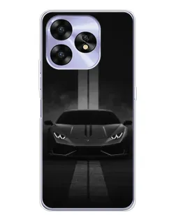 Чехол для UMIDIGI A15 с картинкой «Lamborghini симметрия дорог»