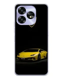 Чехол для UMIDIGI A15 с картинкой «Lamborghini желтый акцент»