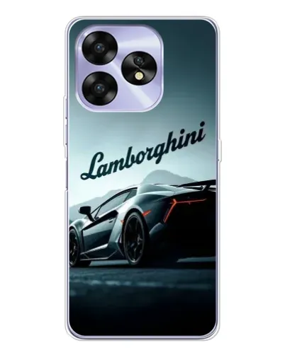 Чехол для UMIDIGI A15 с картинкой «Классическая надпись Lamborghini»