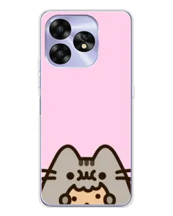 Чохол для UMIDIGI A15 з картинкою «Pusheen та печиво»