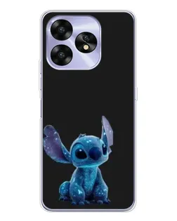 Чехол для UMIDIGI A15 с картинкой «Стич на черном»