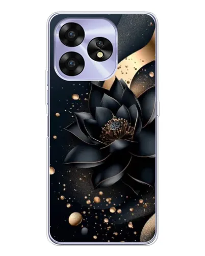Чохол для UMIDIGI A15 з картинкою «Чорний лотос»