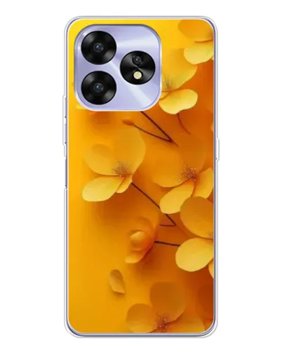 Чохол для UMIDIGI A15 з картинкою «Золоті пелюстки»