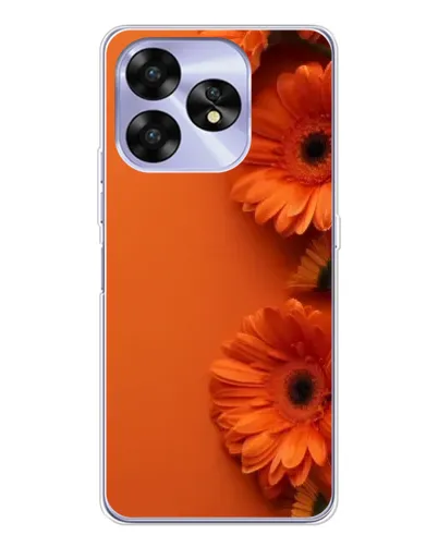 Чохол для UMIDIGI A15 з картинкою «Помаранчеві гербери»