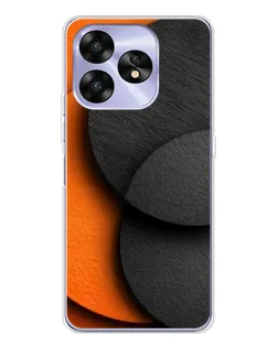 Чохол для UMIDIGI A15 з картинкою «Геометрія помаранчевих кіл»