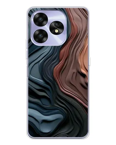 Чохол для UMIDIGI A15 з картинкою «Кольорові хвилі каньйону»