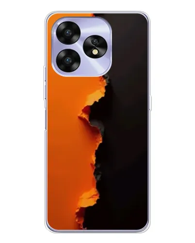 Чохол для UMIDIGI A15 з картинкою «Помаранчевий розлом»