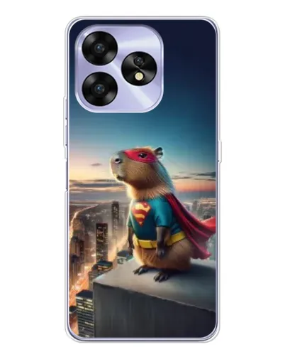 Чехол для UMIDIGI A15 с картинкой «Капи-мен супергерой»