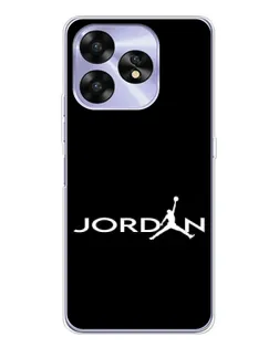Чохол для UMIDIGI A15C з картинкою «Jordan White Logo»