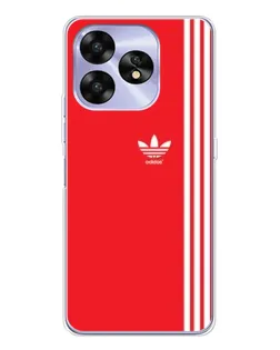 Чехол для UMIDIGI A15C с картинкой «Красный минимализм Adidas» Чехол для UMIDIGI A15C с картинкой «Красный минимализм Adidas»