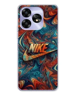 Чехол для UMIDIGI A15C с картинкой «Nike в абстракции»