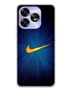 Чехол для UMIDIGI A15C с картинкой «Синий пульс Nike» Чехол для UMIDIGI A15C с картинкой «Синий пульс Nike»