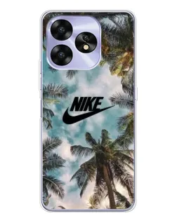 Чехол для UMIDIGI A15C с картинкой «Тропический принт Nike» Чехол для UMIDIGI A15C с картинкой «Тропический принт Nike»