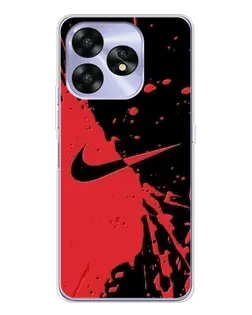 Чехол для UMIDIGI A15C с картинкой «Красные брызги Nike» Чехол для UMIDIGI A15C с картинкой «Красные брызги Nike»