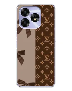 Чехол для UMIDIGI A15C с картинкой «Louis Vuitton — банты»