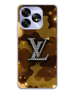 Чехол для UMIDIGI A15C с картинкой «Камуфляжный Louis Vuitton»