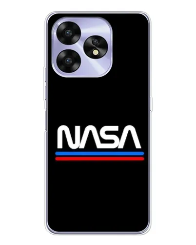 Чехол для UMIDIGI A15C с картинкой «NASA — классика Red Blue» Чехол для UMIDIGI A15C с картинкой «NASA — классика Red Blue»
