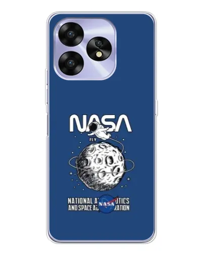 Чехол для UMIDIGI A15C с картинкой «NASA — лунная миссия» Чехол для UMIDIGI A15C с картинкой «NASA — лунная миссия»