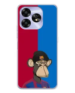 Чехол для UMIDIGI A15C с картинкой «Bored Ape — фанат Барсы»