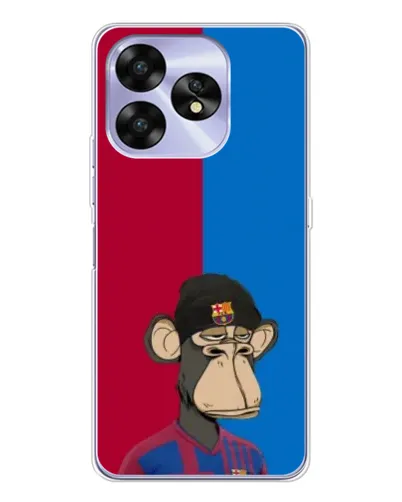 Чехол для UMIDIGI A15C с картинкой «Bored Ape — фанат Барсы»