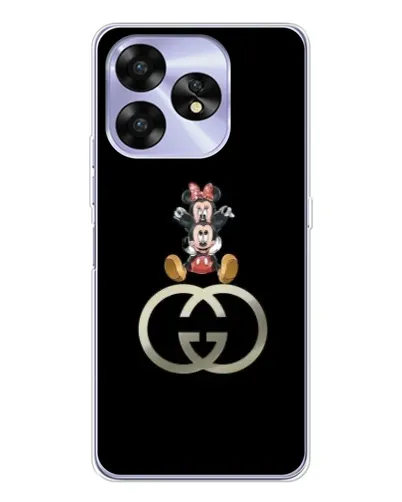 Чехол для UMIDIGI A15C с картинкой «Минни Маус на лого» Чехол для UMIDIGI A15C с картинкой «Минни Маус на лого»