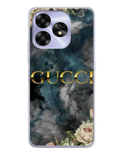 Чехол для UMIDIGI A15C с картинкой «Абстрактные цветы Gucci» Чехол для UMIDIGI A15C с картинкой «Абстрактные цветы Gucci»