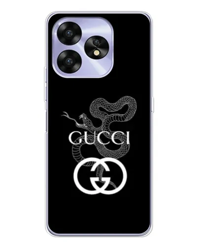 Чехол для UMIDIGI A15C с картинкой «Gucci — серебряная змея» Чехол для UMIDIGI A15C с картинкой «Gucci — серебряная змея»