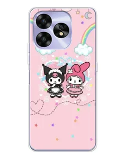 Чехол для UMIDIGI A15C с картинкой «My Melody и Kuromi»