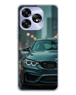 Чехол для UMIDIGI A15C с картинкой «BMW в огнях города»