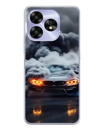 Чехол для UMIDIGI A15C с картинкой «BMW в дыму» Чехол для UMIDIGI A15C с картинкой «BMW в дыму»