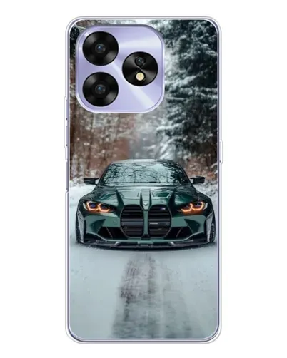 Чехол для UMIDIGI A15C с картинкой «BMW в зимнем лесу» Чехол для UMIDIGI A15C с картинкой «BMW в зимнем лесу»