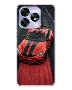 Чехол для UMIDIGI A15C с картинкой «BMW на красной дорожке»