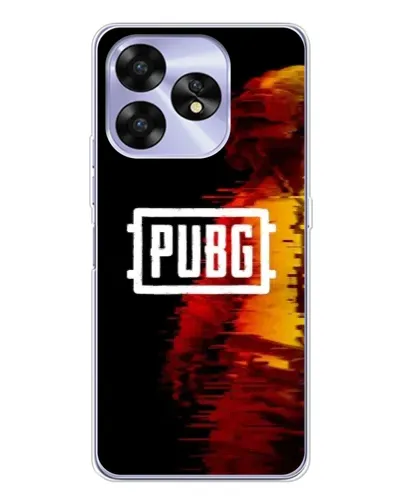 Чехол для UMIDIGI A15C с картинкой «Яркий логотип PUBG»