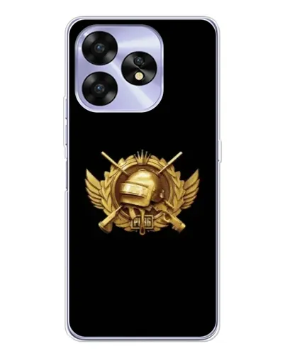Чехол для UMIDIGI A15C с картинкой «PUBG — оранжевый градиент»