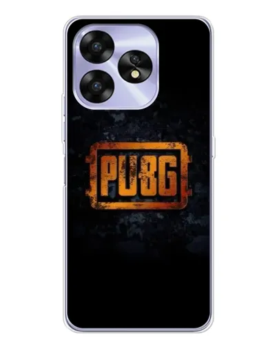 Чехол для UMIDIGI A15C с картинкой «PUBG — золотой логотип»