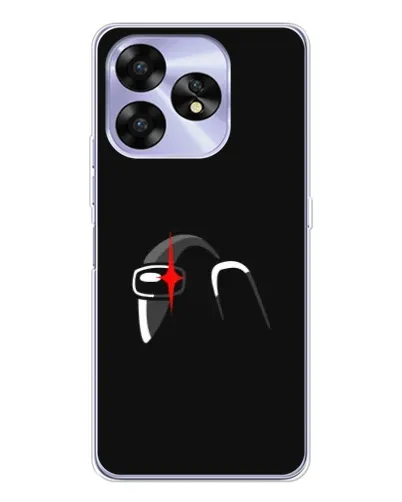 Чехол для UMIDIGI A15C с картинкой «Among Us шлем»