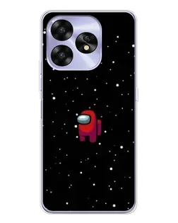 Чехол для UMIDIGI A15C с картинкой «Красный Among Us»